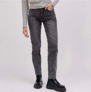 NWT Daydreamer X Lee High Rise Straight Leg in Washed Black